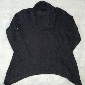 🎈Buy 1 Get 1 50%🎈Black Cowl Neck Shirt